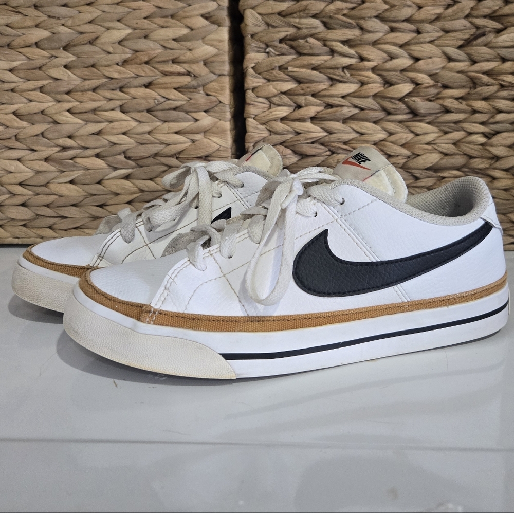 Nike Court Legacy White and Black Sneakers